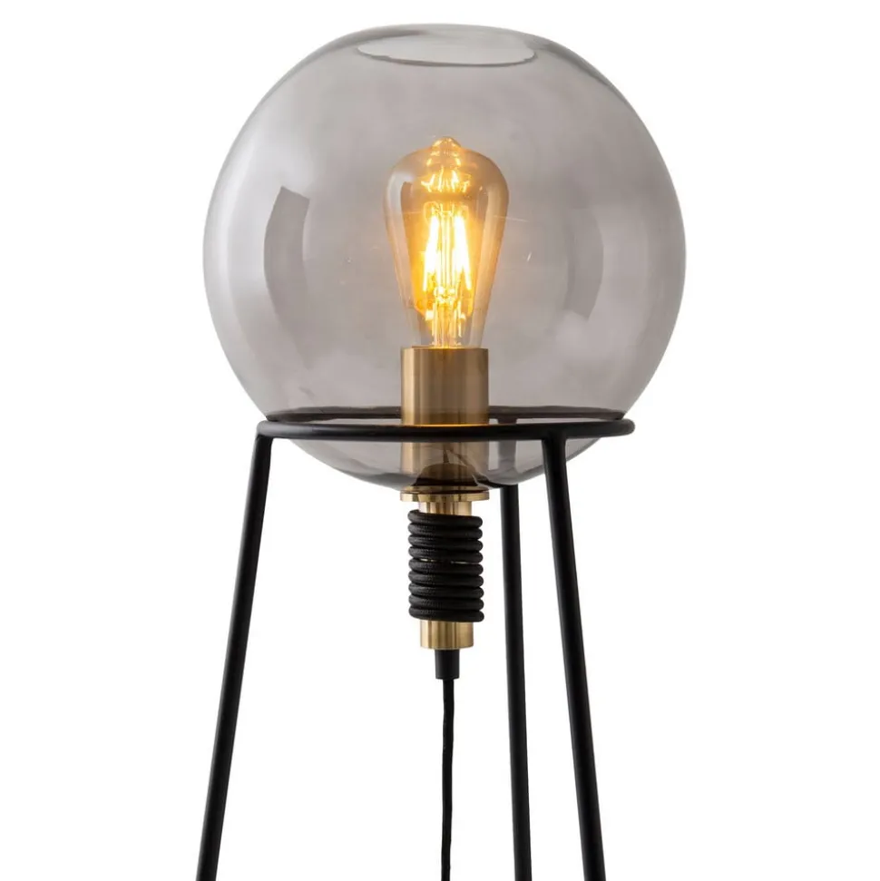Tafellamp Stelo met glasbol-kap