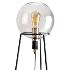 Tafellamp Stelo met glasbol-kap