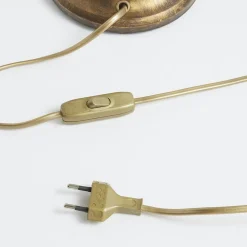 Tafellamp Teresa met kristallen, zonder kap