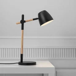 Tafellamp Theo, van essenhout