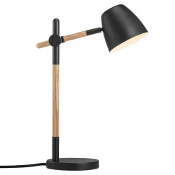 Tafellamp Theo, van essenhout