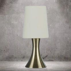 Tafellamp touch 3922, antiek messing