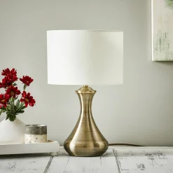 Tafellamp touch 2750, antiek messing