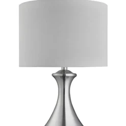 Tafellamp touch 2750, gesatineerd zilver