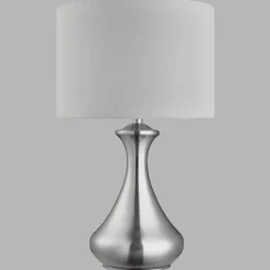 Tafellamp touch 2750, gesatineerd zilver