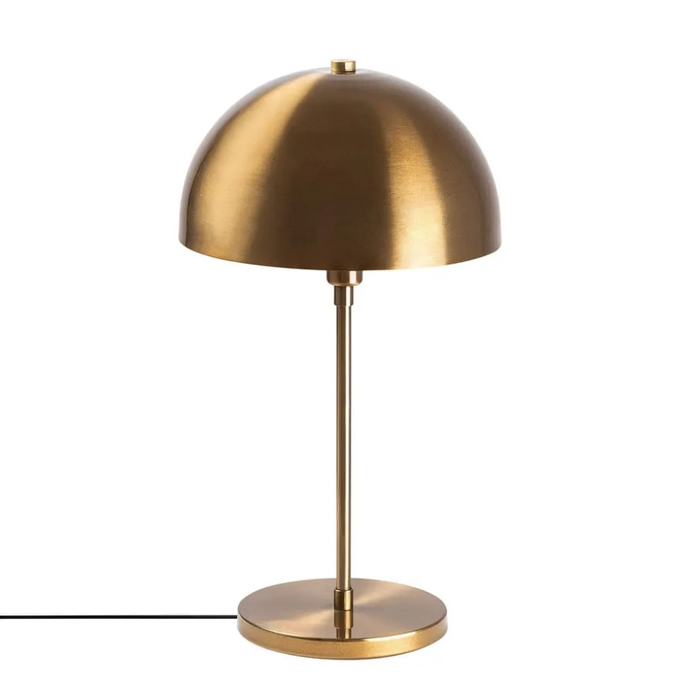 Tafellamp Varzan 10857, goud antiek, metaal, hoogte 50 cm