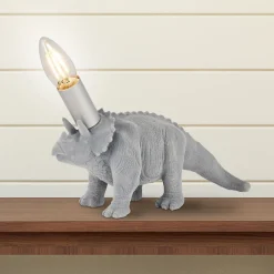Tafellamp X Triceratops, keramiek