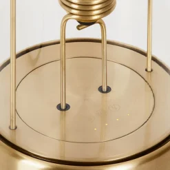 Tala tafellamp Muse, oplaadbare batterij, Massive messing, LED lamp