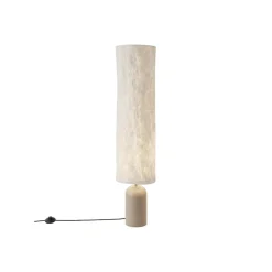 Talli vloerlamp, bruin, Tyvek/metaal, hoogte 113 cm