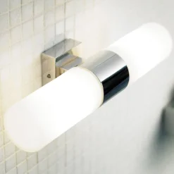 Target wandlamp, chroomkleurig, 2-lamps, IP44