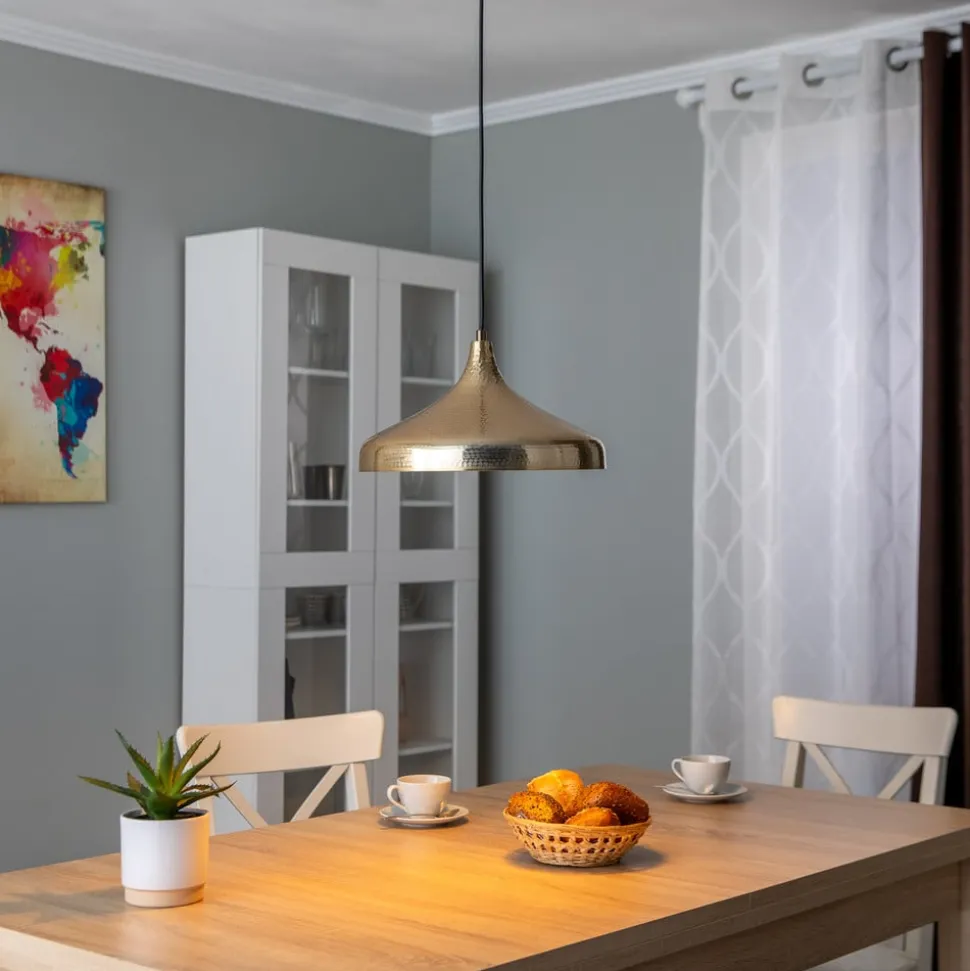 Tattoo 2643 hanglamp, Ø36cm, goud antiek