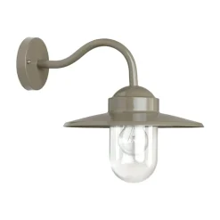 Taupekleurige buitenwandlamp Dolce