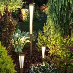 Tecka LED zaklamp op zonne-energie met sensor, 52 cm, Duratek