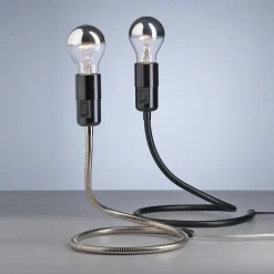 TECNOLUMEN Lightworm tafellamp, zwart