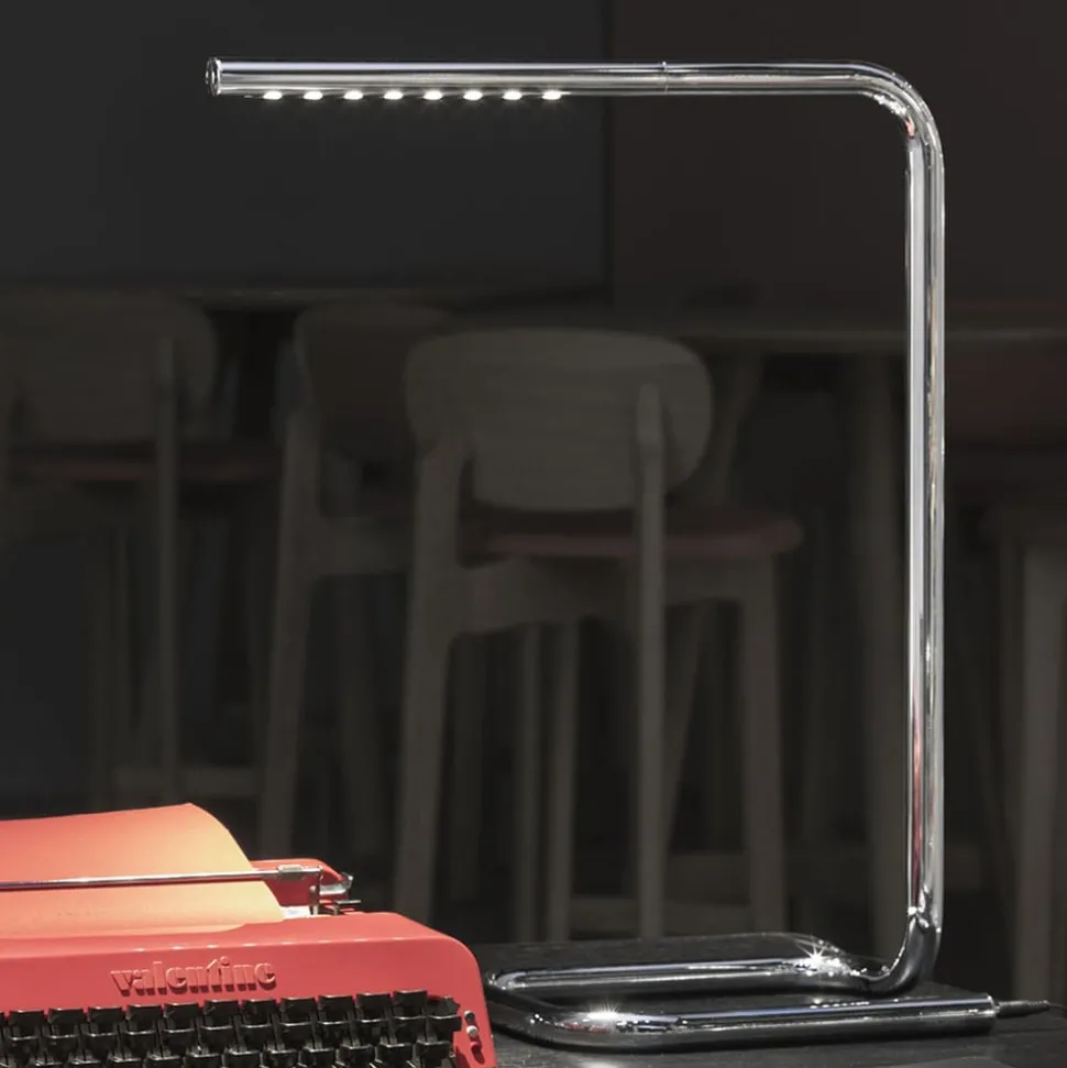 TECNOLUMEN LUM LED tafellamp, chroom