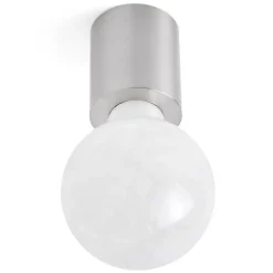 Ten - minimalistische wandlamp, mat nikkel