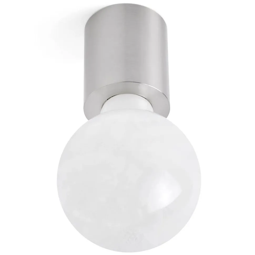 Ten - minimalistische wandlamp, mat nikkel