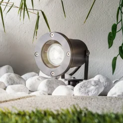 Tessa - buitenspot met grijze grondspies