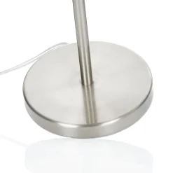 Textiel-tafellamp Maserlo, cappuccino