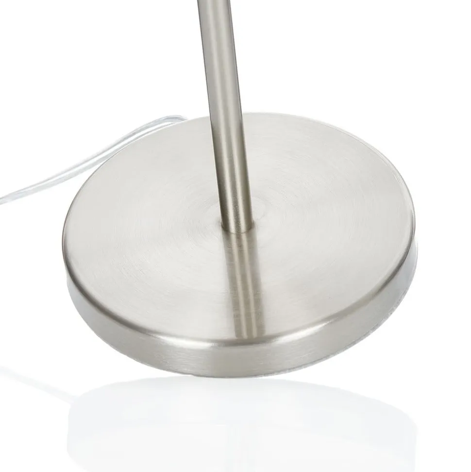 Textiel-tafellamp Maserlo, cappuccino