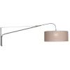 Textiel-wandlamp Elegant Classy zilver/modder