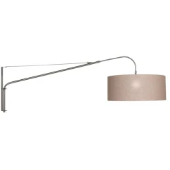 Textiel-wandlamp Elegant Classy zilver/modder