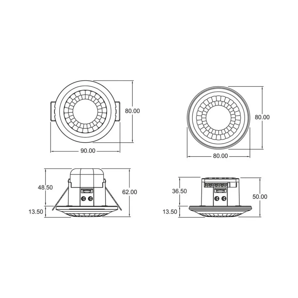 Theben aanwezigheidsmelder Luxa 103 S360-100-12 nl WH, inbouw