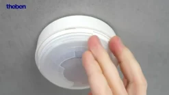 Theben aanwezigheidsmelder Luxa 103 S360-100-12 AP WH, opbouw