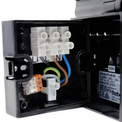 Theben LED buiten wandlamp theLeda S17-100, zwart Sensor