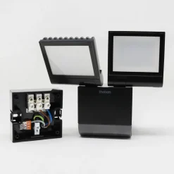 Theben LED buiten wandlamp theLeda S17-100, zwart Sensor