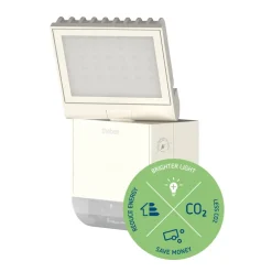 Theben LED buiten wandlamp theLeda S8-100, wit, sensor