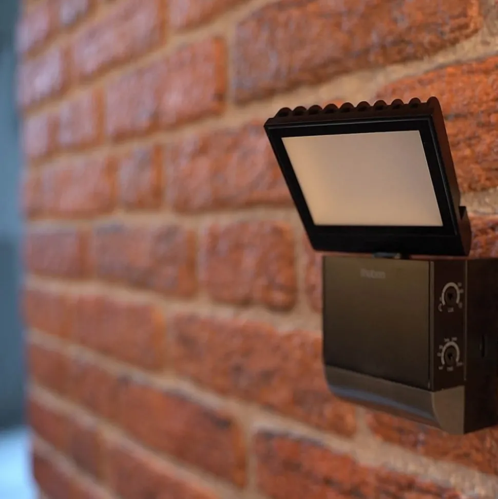 Theben LED buiten wandlamp theLeda S8-100, zwart, sensor