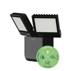 Theben LED buiten wandlamp theLeda S17-100L, zwart, 2-lamps