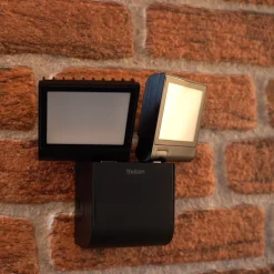 Theben LED buiten wandlamp theLeda S17-100L, zwart, 2-lamps