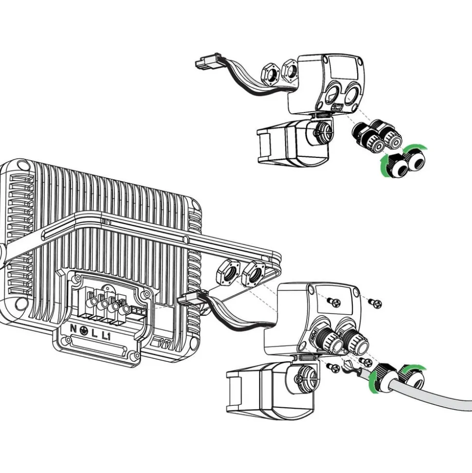 Theben theLeda B bewegingsmeldermodule zwart