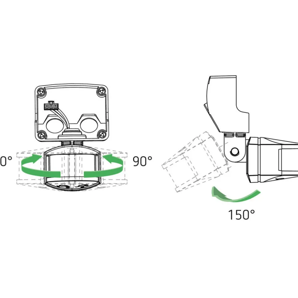 Theben theLeda B bewegingsmeldermodule zwart