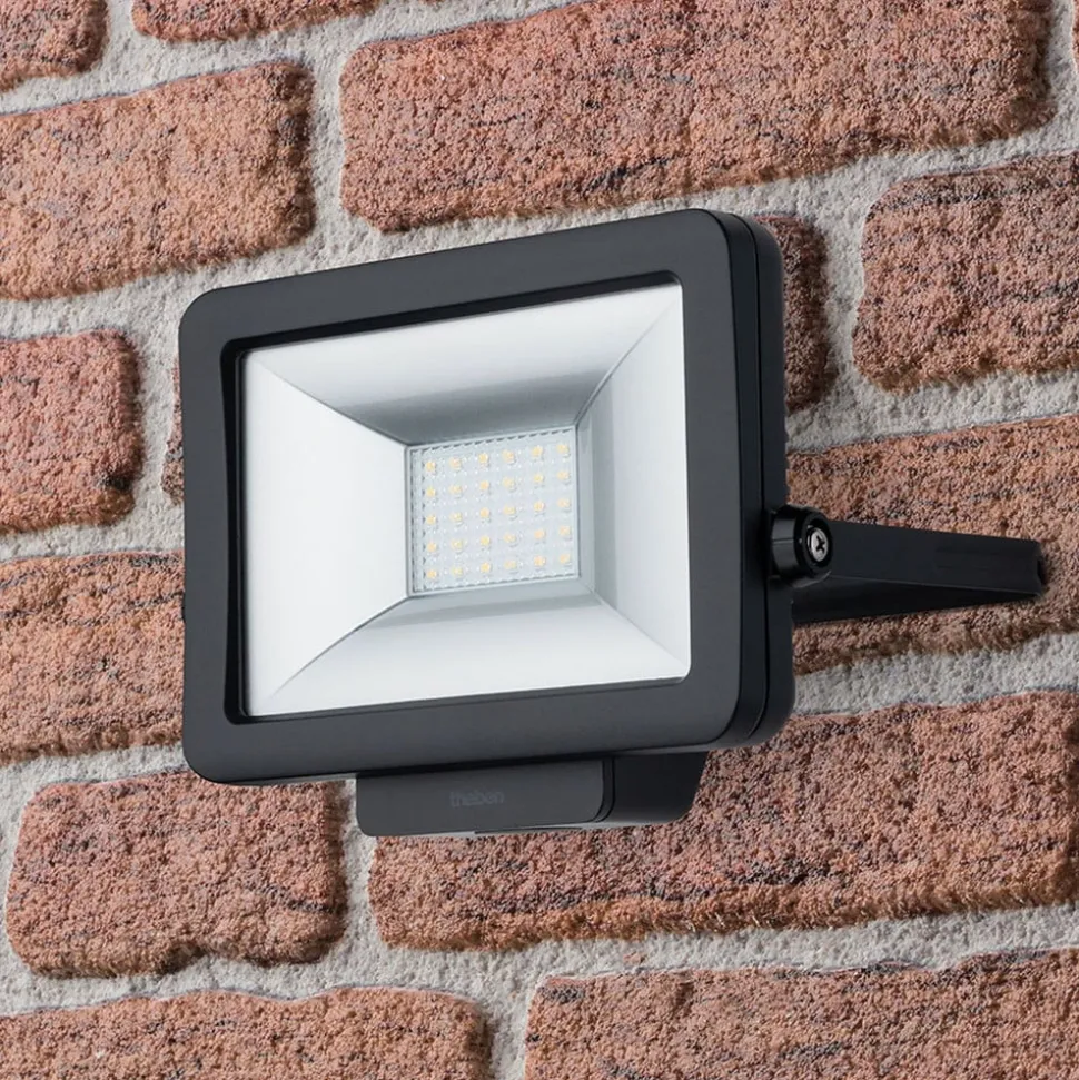 Theben theLeda B20L LED-buitenspot, zwart