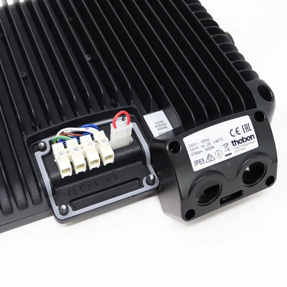 Theben theLeda B20L LED-buitenspot, zwart