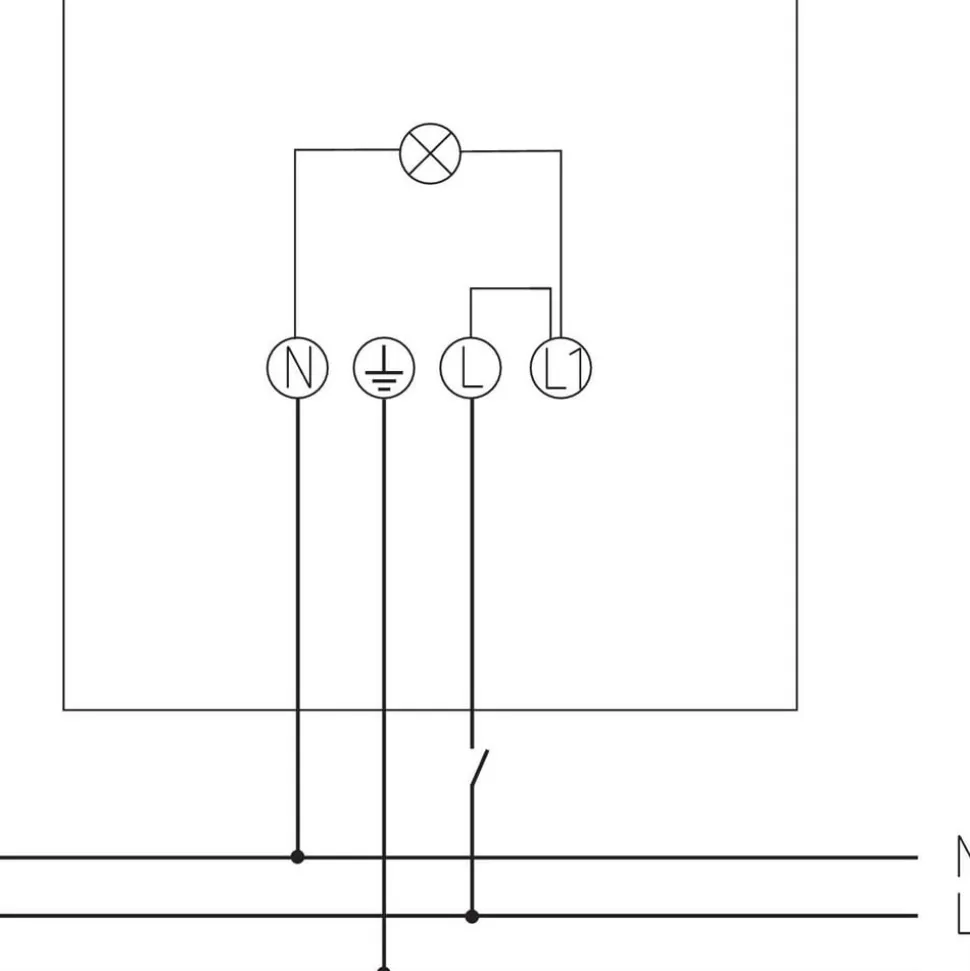 Theben theLeda B20L LED-buitenspot, zwart