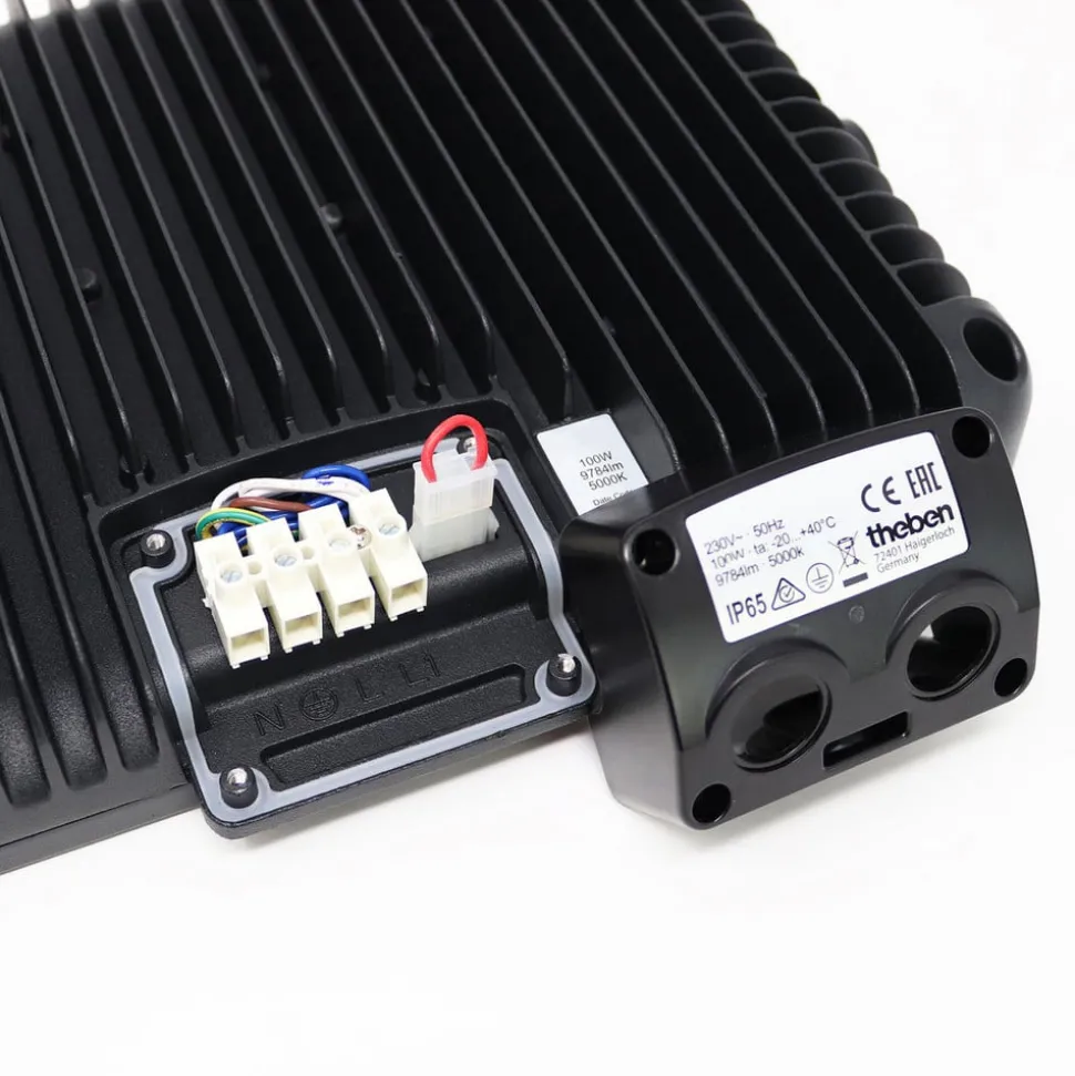 Theben theLeda B30L LED-buitenspot, zwart