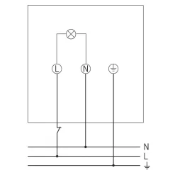 Theben theLeda D BL AL sokkellamp, 40 cm