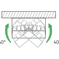 Theben theLeda S10L spot 1-lamp zwart