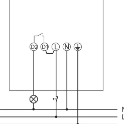 Theben theLuxa P220 PIR-bewegingssensor wit