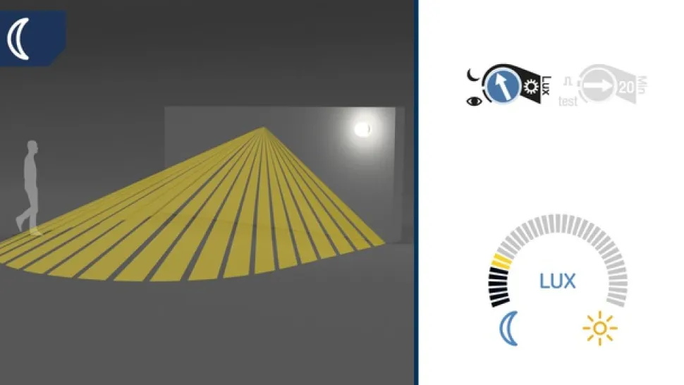Theben theLuxa P180 PIR-bewegingssensor zwart