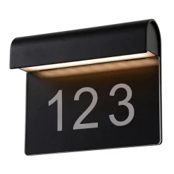 Thesi LED huisnummer lamp, zwart
