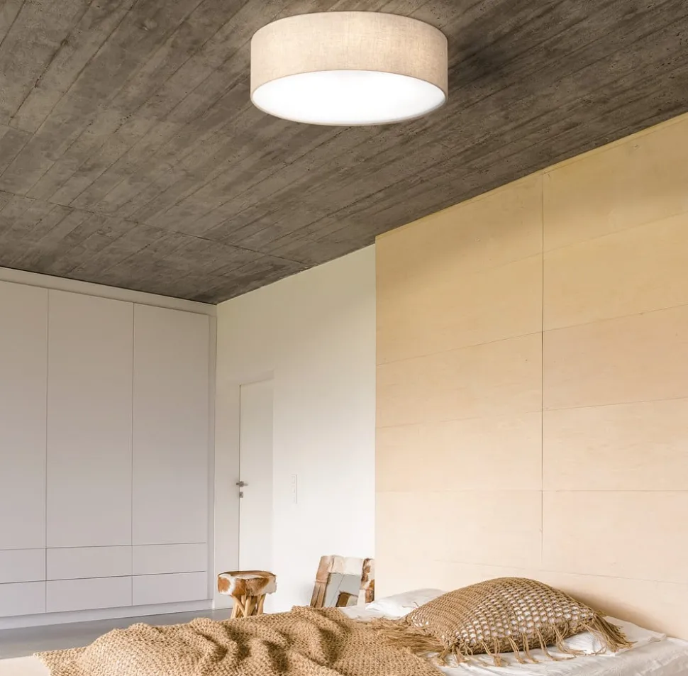 Thor plafondlamp, zand, Ø 60cm