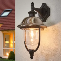 Tijdloze buitenwandlamp PARMA, hangend