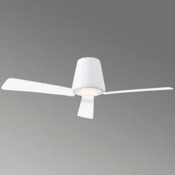 Tijdloze plafondventilator Garbí met LED-licht