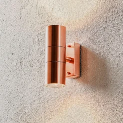 TIN Double Wall - koperkleurige lamp