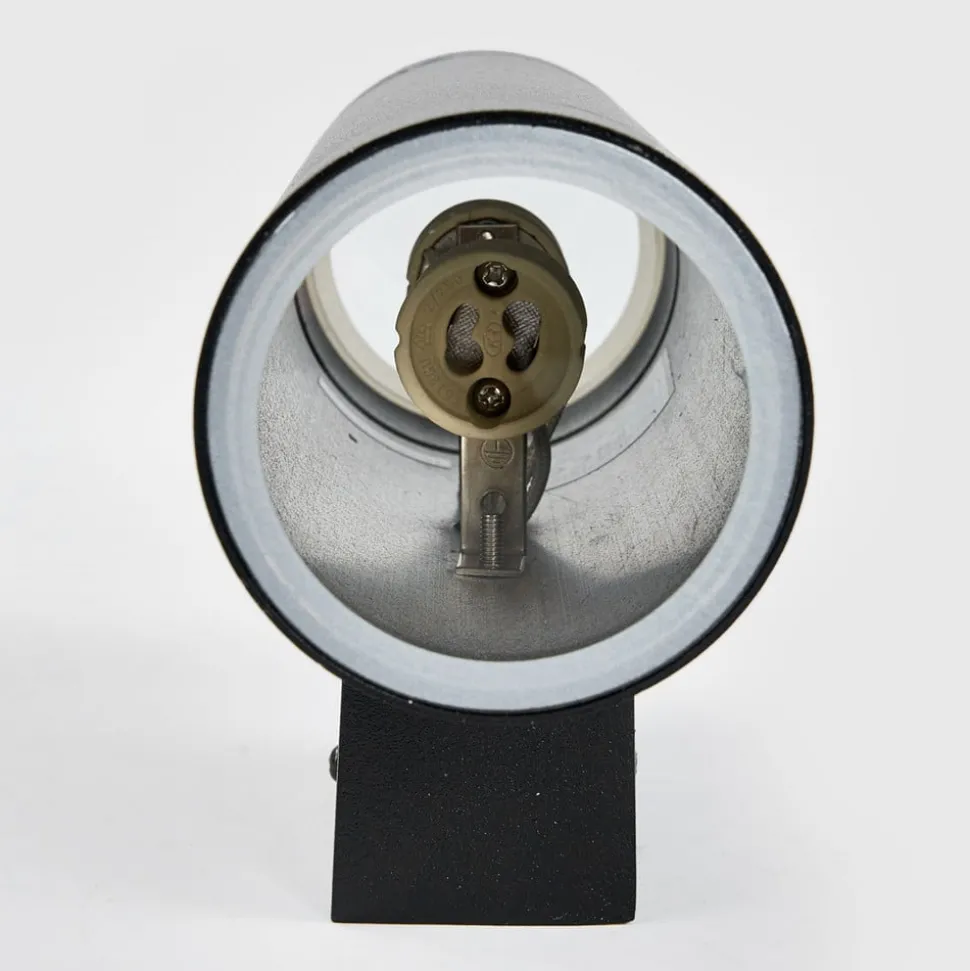 Tin Maxi Dubbele buitenwandlamp zwart